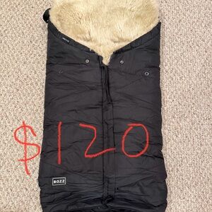 Bozz Black Baby Stroller Footmuff